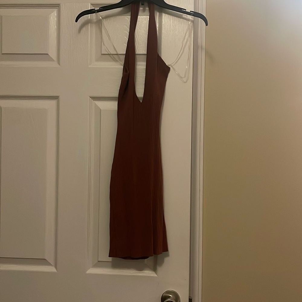 Backless mini dress